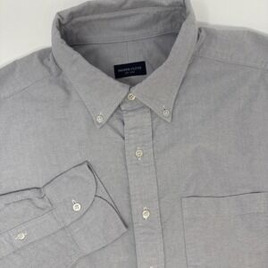 Proper Cloth Button Down Oxford Long Sleeve Gray Men's XL